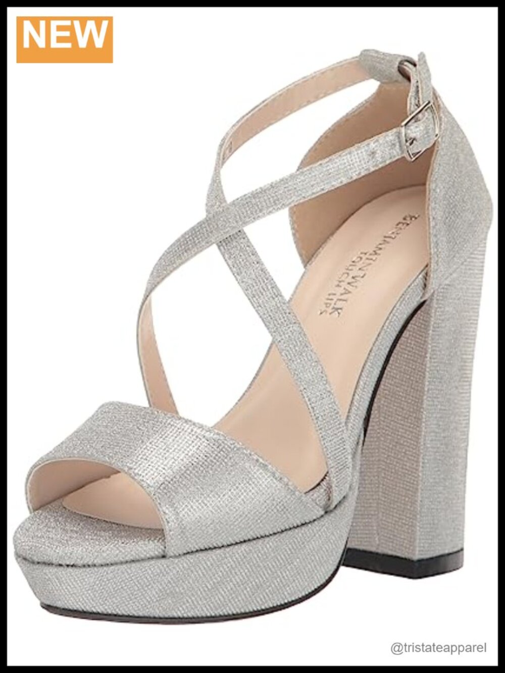 Women's Chloe Platform Sandals Breathable Synthetic Ankle Strap Buckle Dress